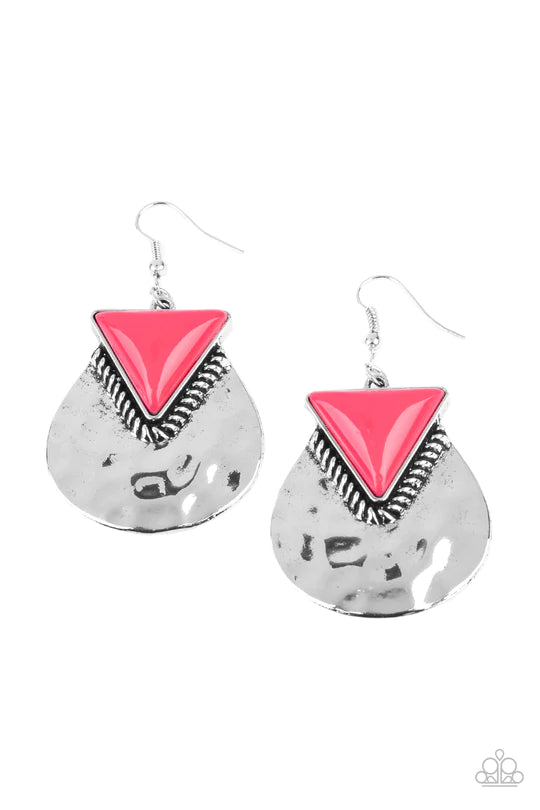 Road Trip Treasure Pink Earrings - Jewelry by Bretta - Jewelry by Bretta