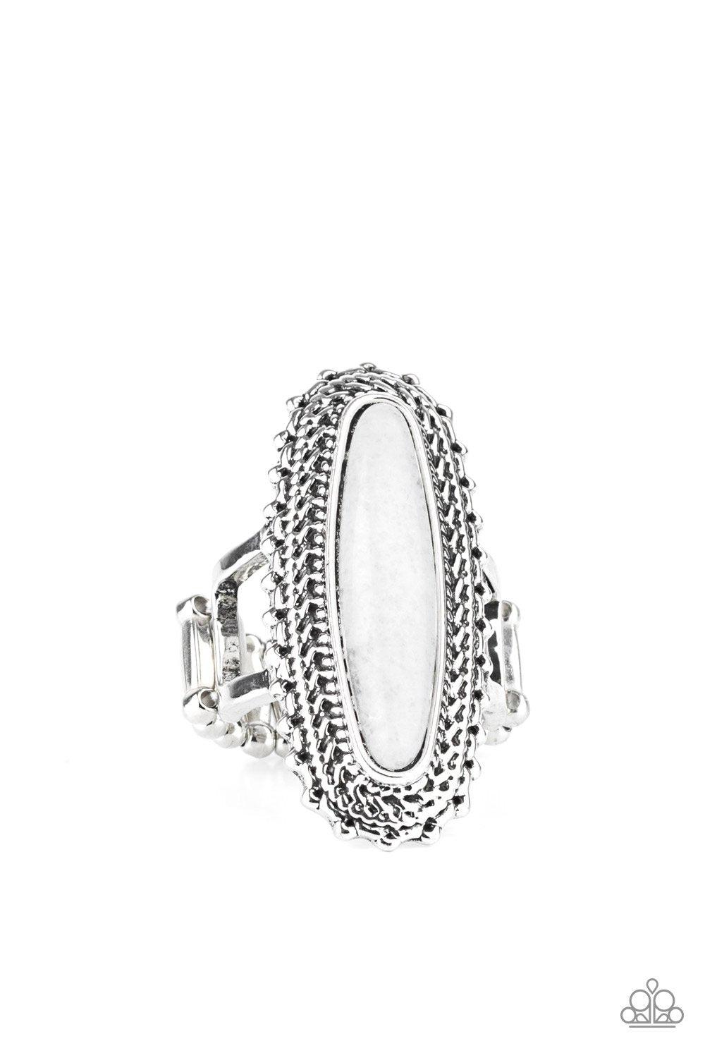 Mystical Mecca White Ring - Jewelry by Bretta
