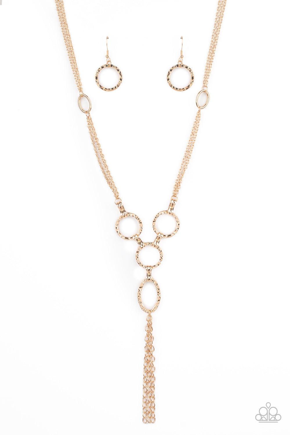 Paparazzi Accessories-Metro Mechanics - Gold Necklace