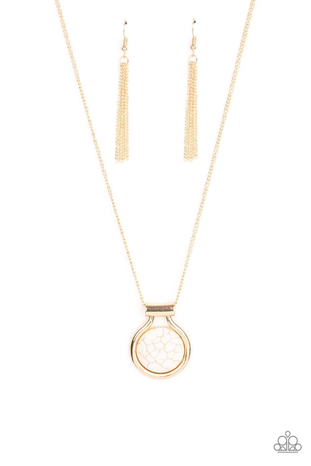 Patagonian Paradise Gold Necklace - Jewelry by Bretta