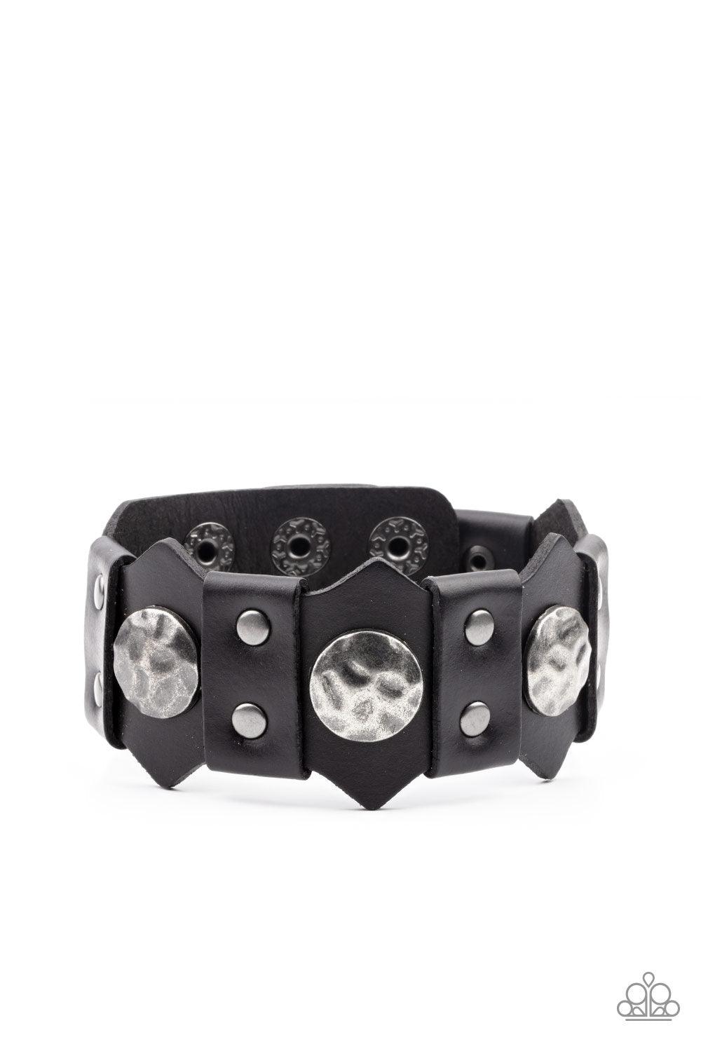 Electrified Edge Black Bracelet - Jewelry by Bretta