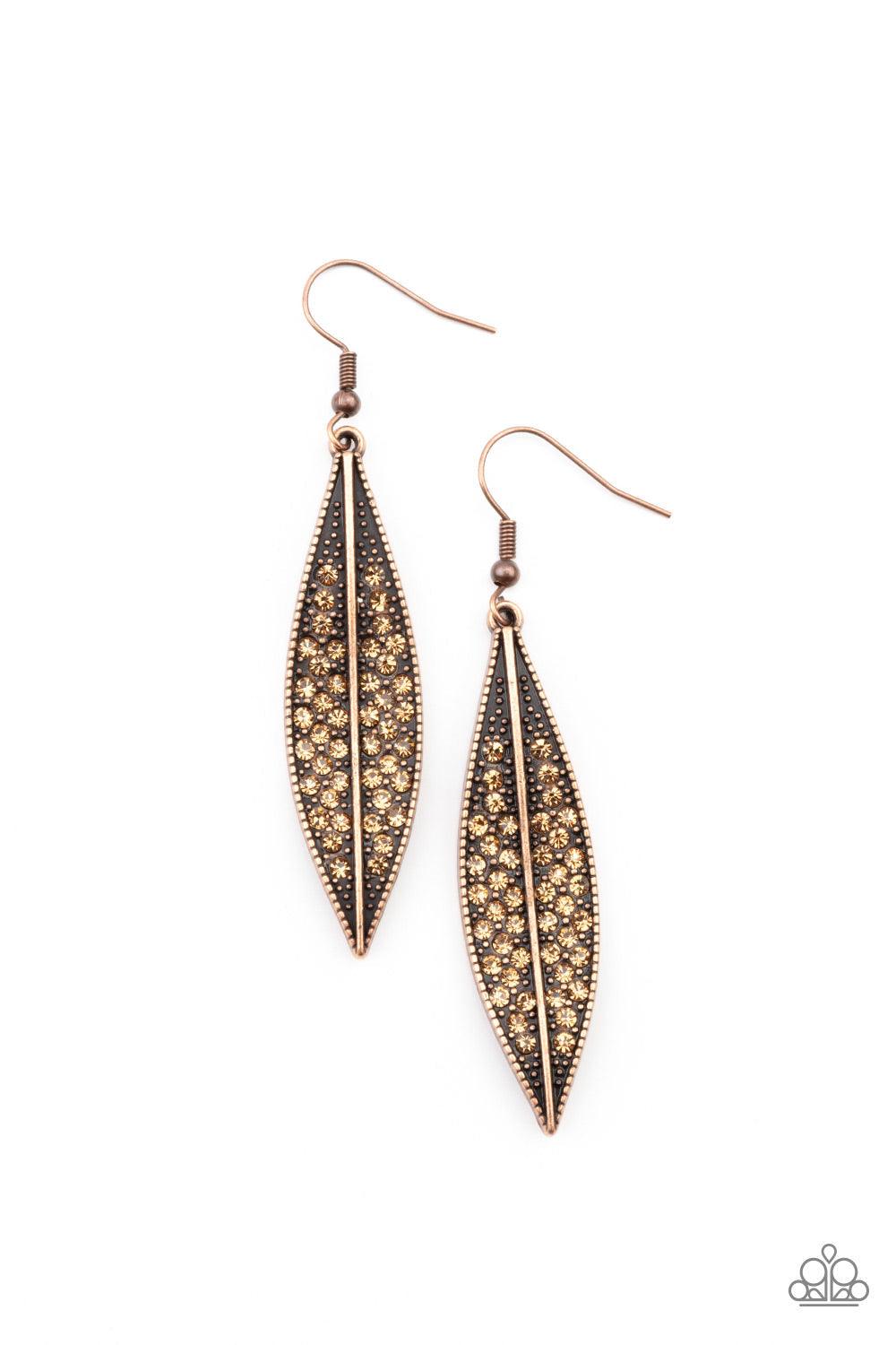 Hearty Harvest Copper Earrings - Jewelry by Bretta