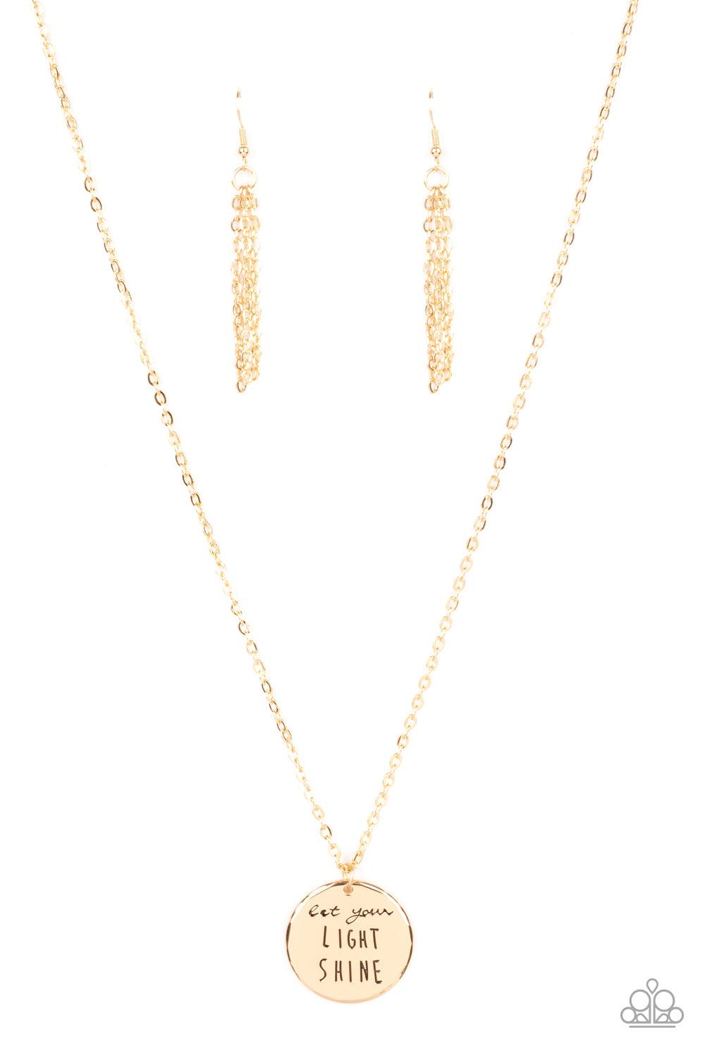 Light It Up Gold Necklace - Jewelry by Bretta