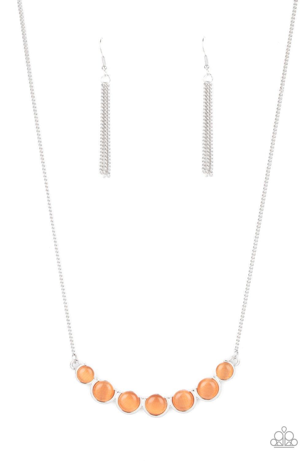 Serenely Scalloped Orange Necklace - Jewelry by Bretta