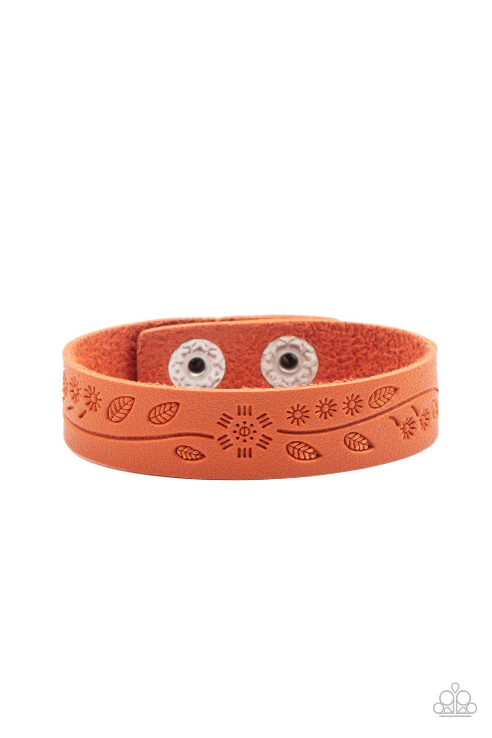 Paparazzi Accessories-Rural Equinox - Orange Bracelet
