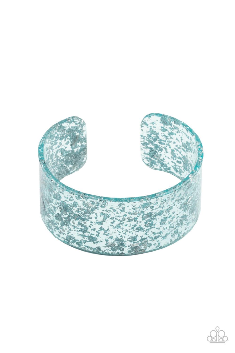 Paparazzi Accessories-Snap, Crackle, Pop! - Blue Bracelet
