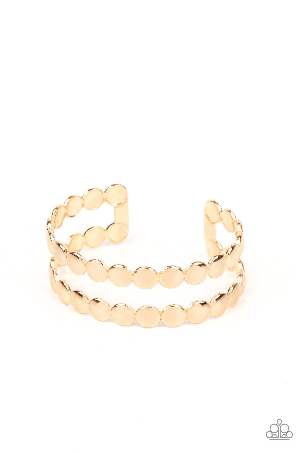 On The Spot Shimmer Gold Bracelet - Jewelry by Bretta