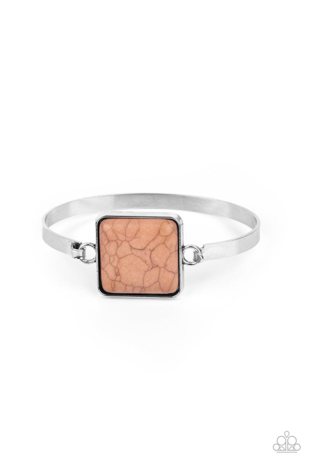 Turning a CORNERSTONE Brown Bracelet - Jewelry by Bretta