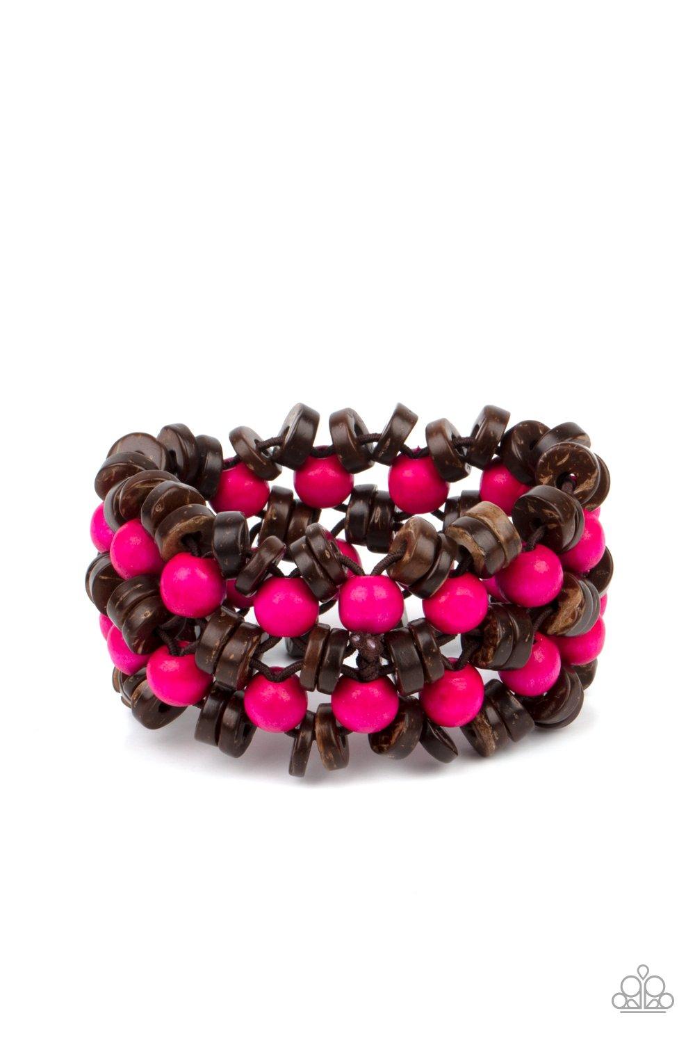 Tahiti Tourist Pink Bracelet - Jewelry by Bretta