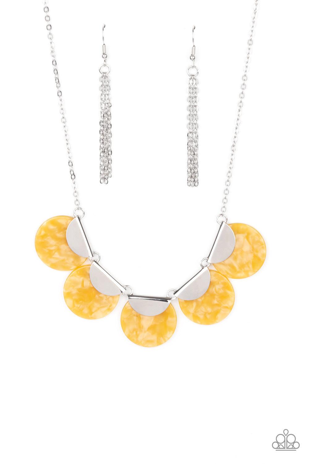 Mermaid Oasis Yellow Necklace - Jewelry by Bretta