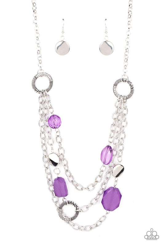Oceanside Spa Purple Necklace - Jewelry by Bretta