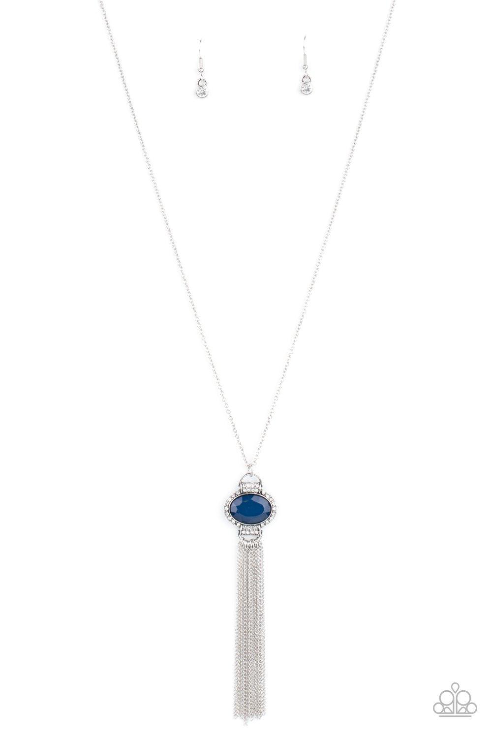 What GLOWS Up Blue Necklace - Jewelry by Bretta