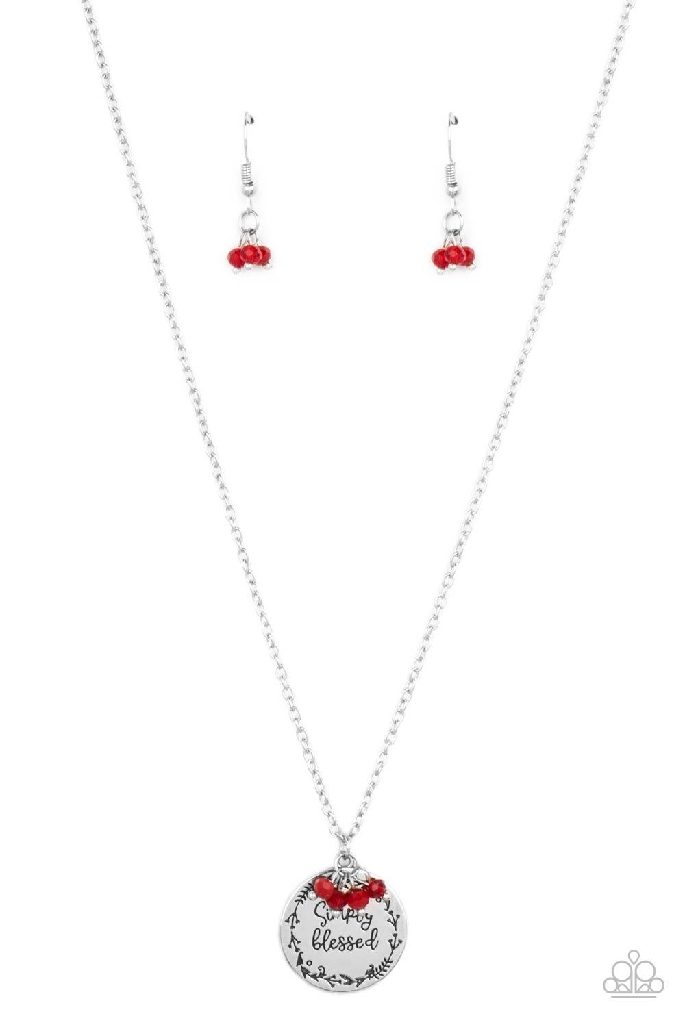 Simple Blessings Red Necklace - Jewelry by Bretta