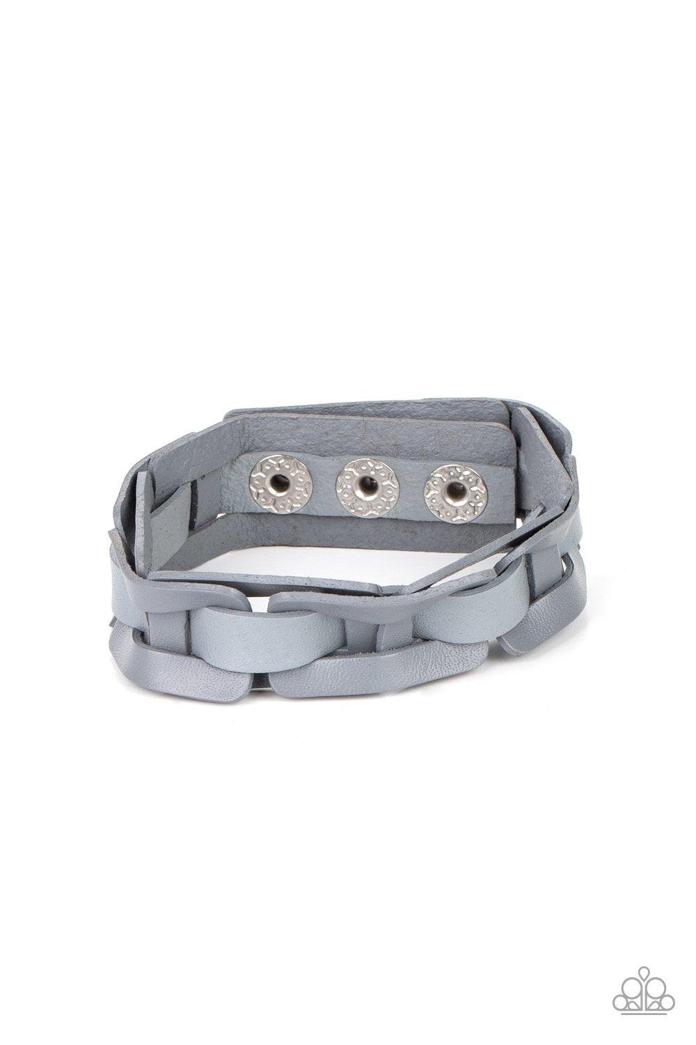 Garage Band Grunge - Silver Bracelet - Jewelry By Bretta