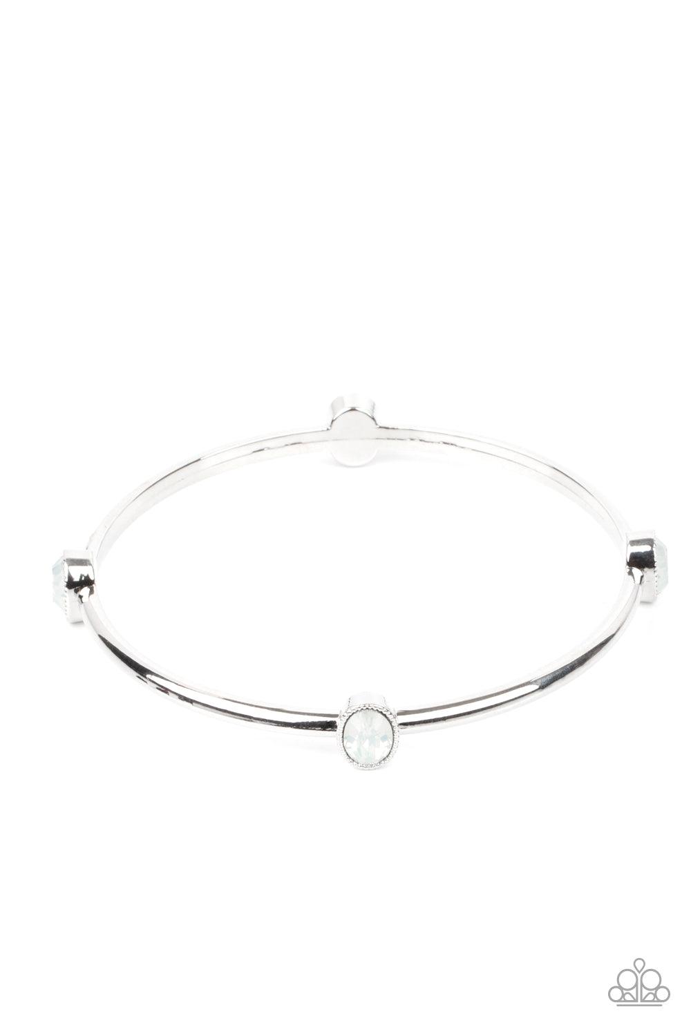 Gleam-Getter White Bracelet - Jewelry by Bretta