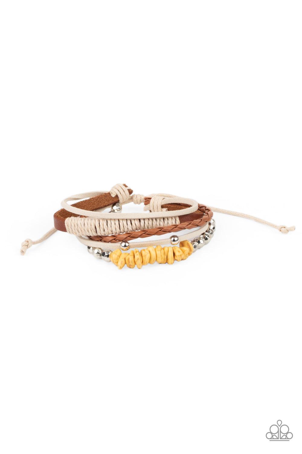 Keep At ROAM Temperature - Yellow Bracelet - Jewelry by Bretta