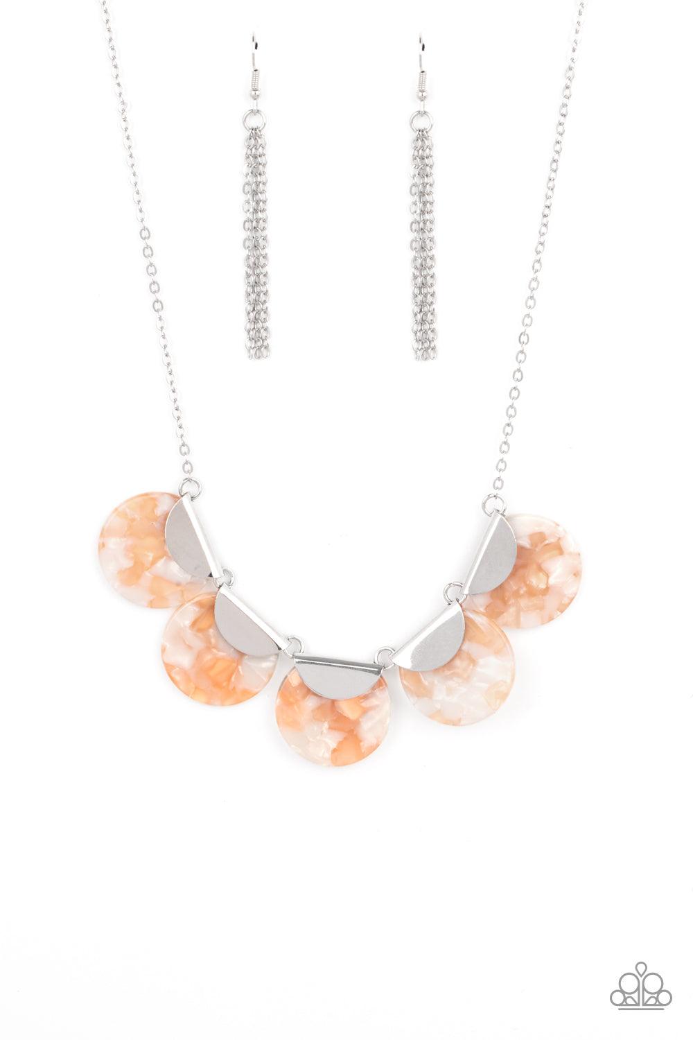 Mermaid Oasis Orange Necklace - Jewelry by Bretta