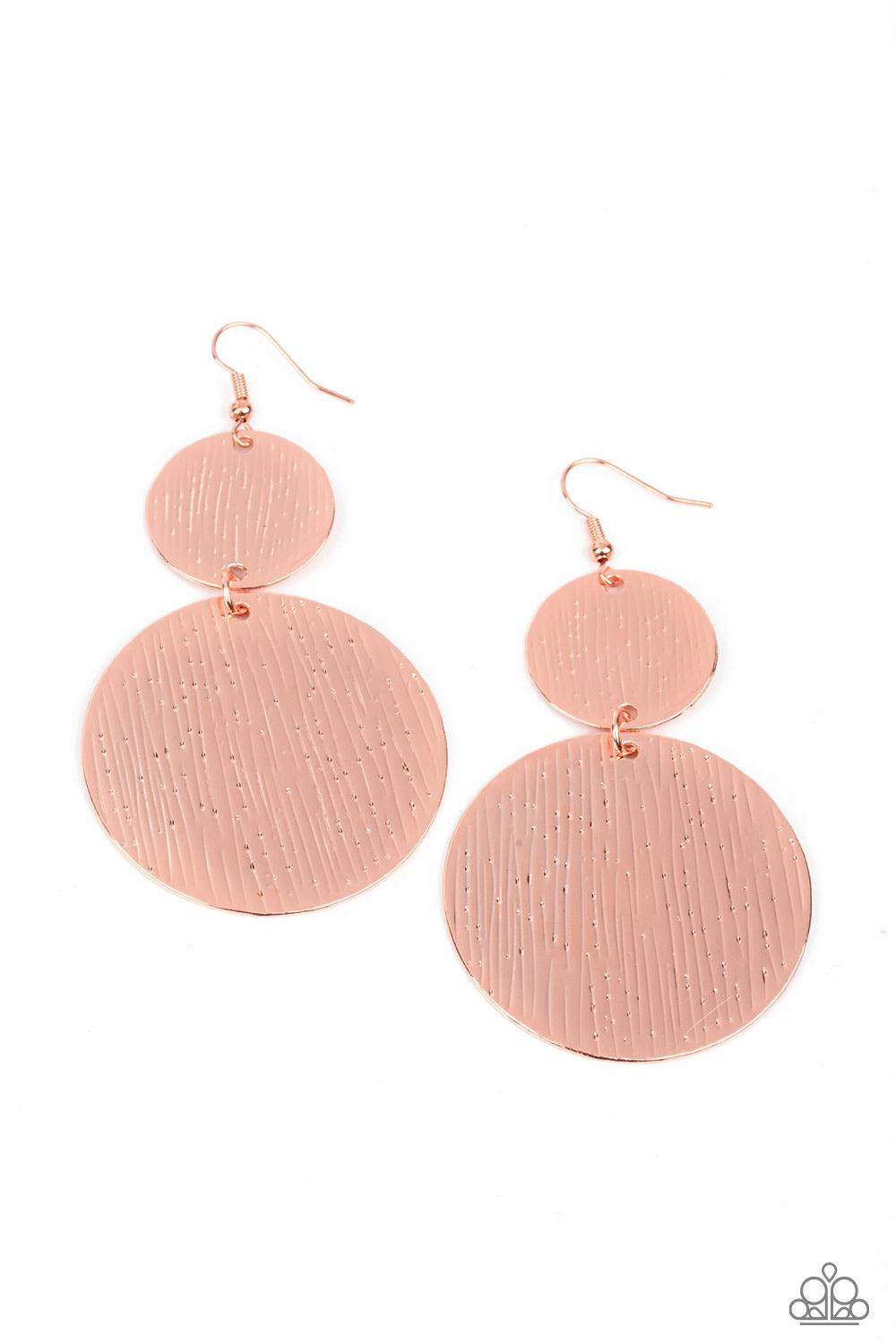 Status CYMBAL - Copper Earrings - Jewelry By Bretta
