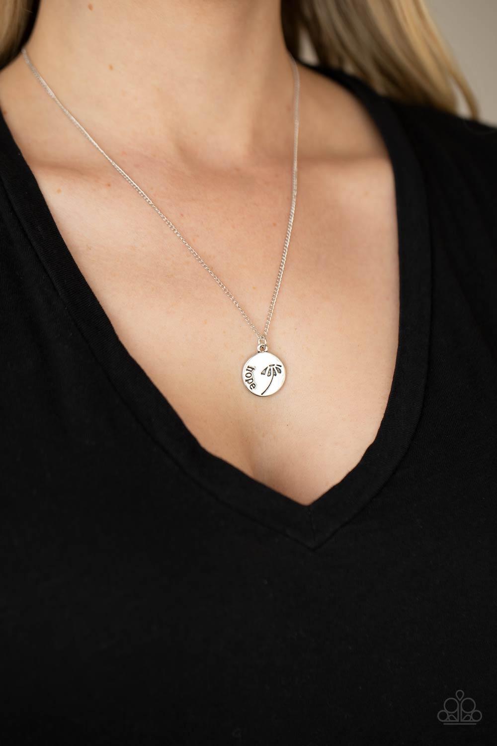 Hold On To Hope Silver Necklace - Jewelry by Bretta