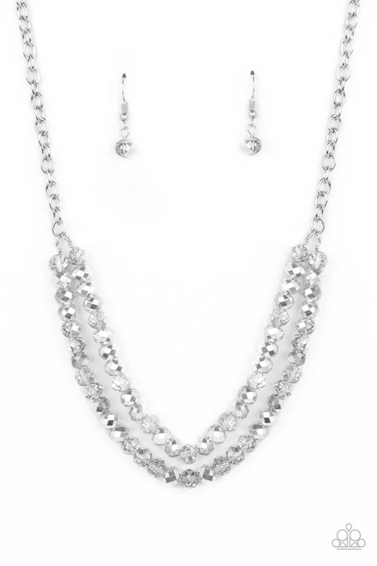 May The FIERCE Be With You Silver Beaded Statement Necklace - Necklaces from Jewelry by Bretta