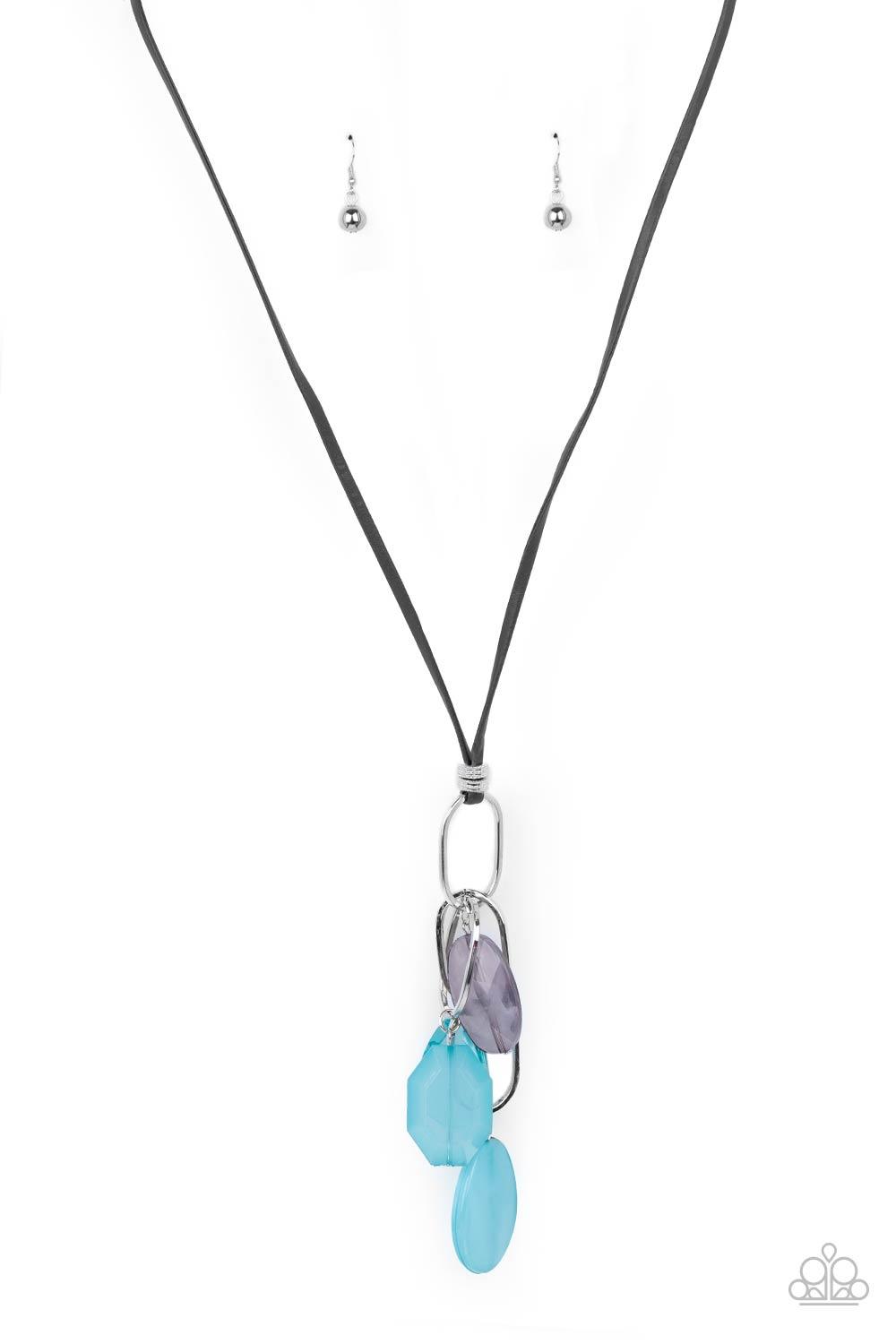 Fundamentally Flirtatious Blue Necklace - Jewelry by Bretta