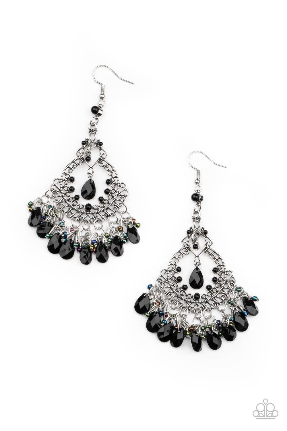 Ill Take That As A Compliment Black Earrings - Jewelry by Bretta