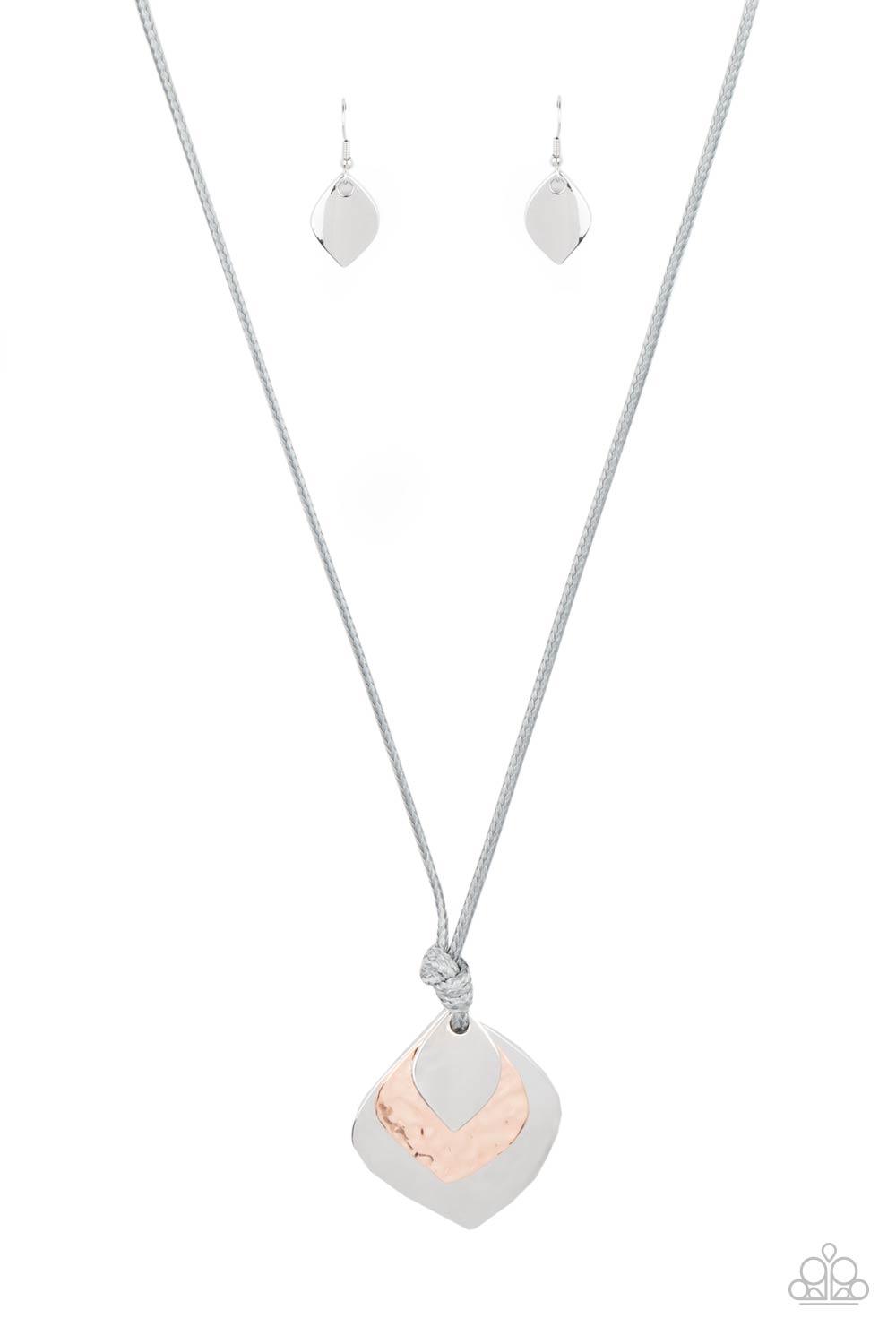 Face The ARTIFACTS Silver Necklace - Jewelry by Bretta