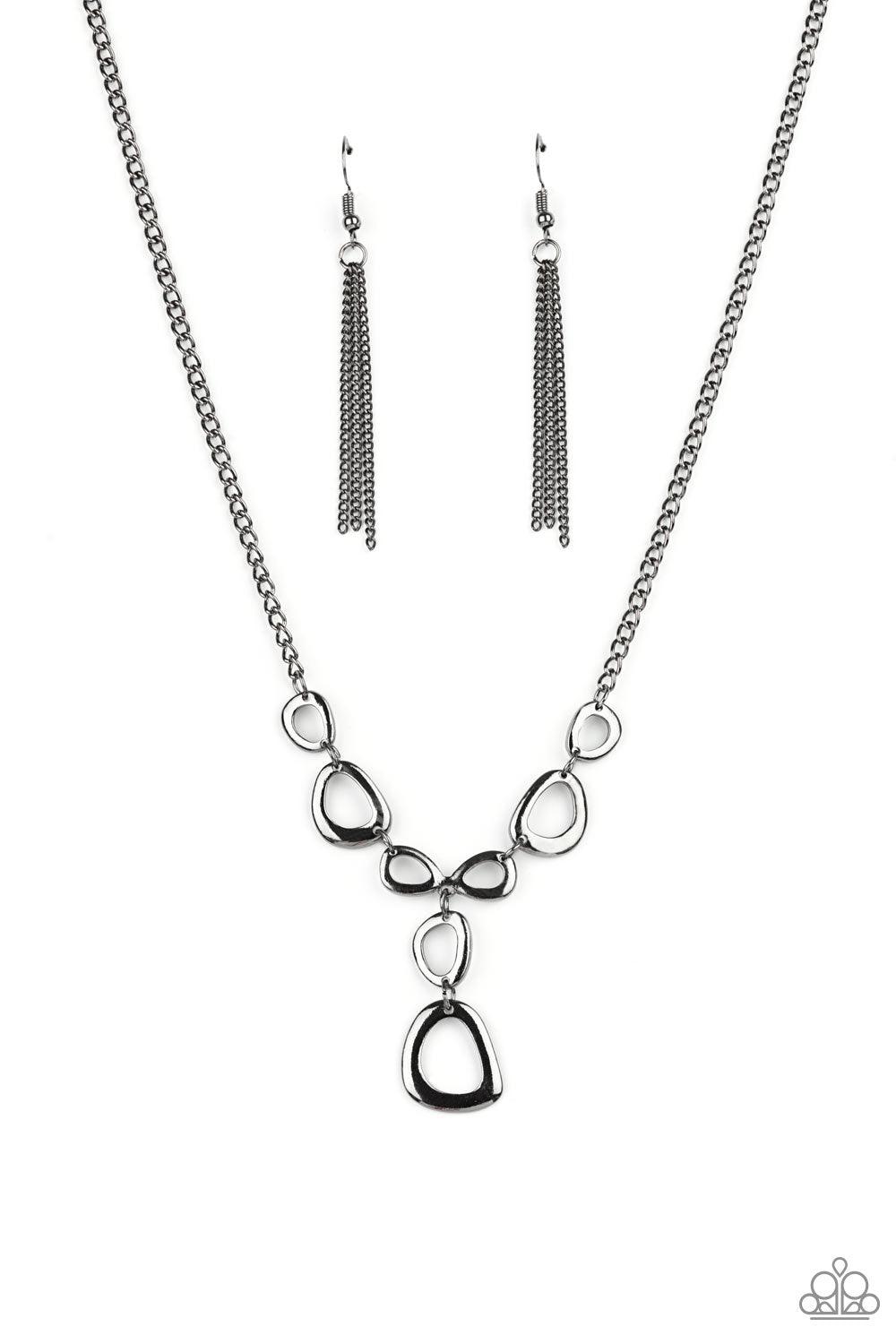 So Mod Black Necklace - Jewelry by Bretta
