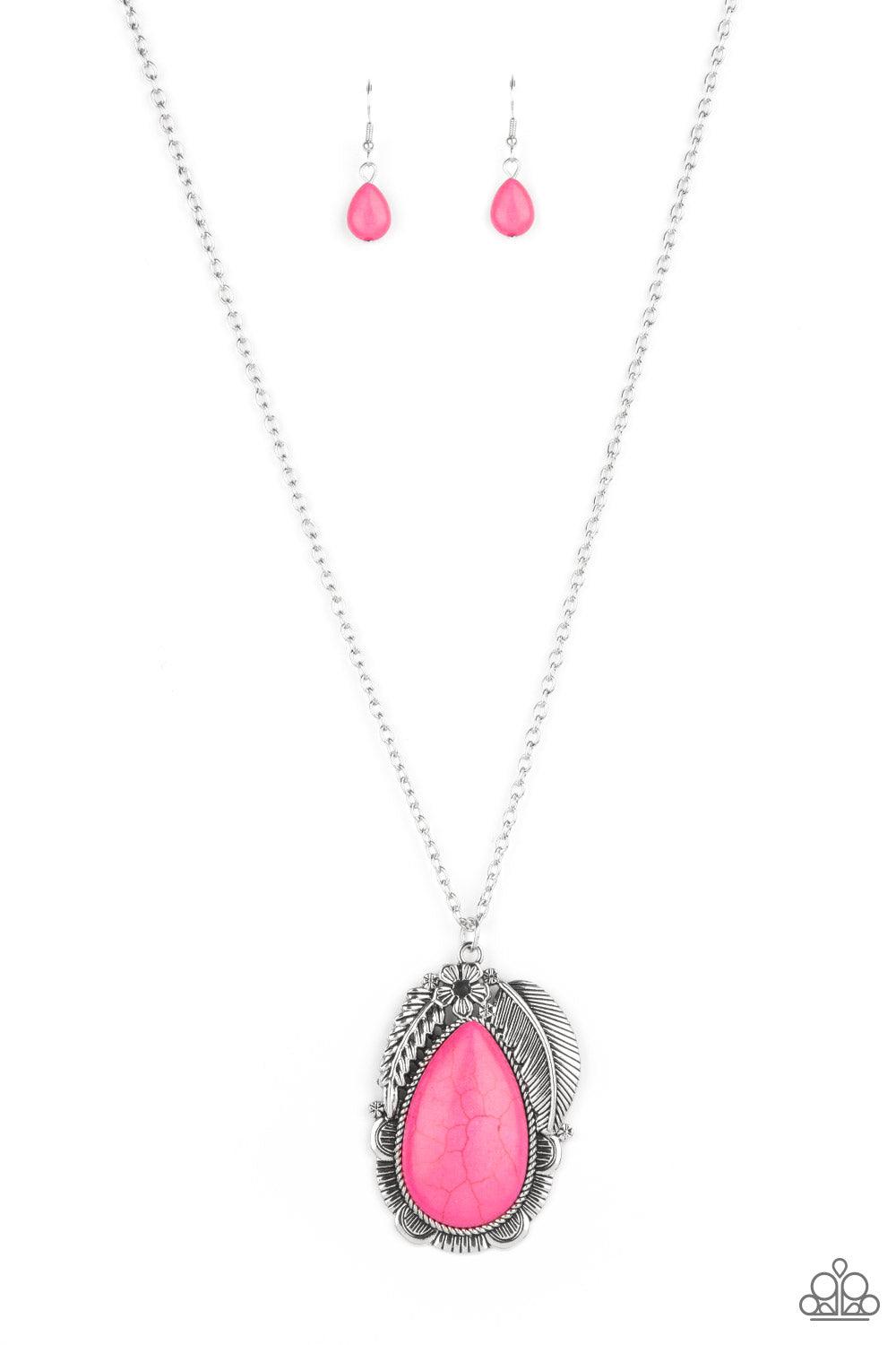 Tropical Mirage Pink Necklace - Jewelry by Bretta