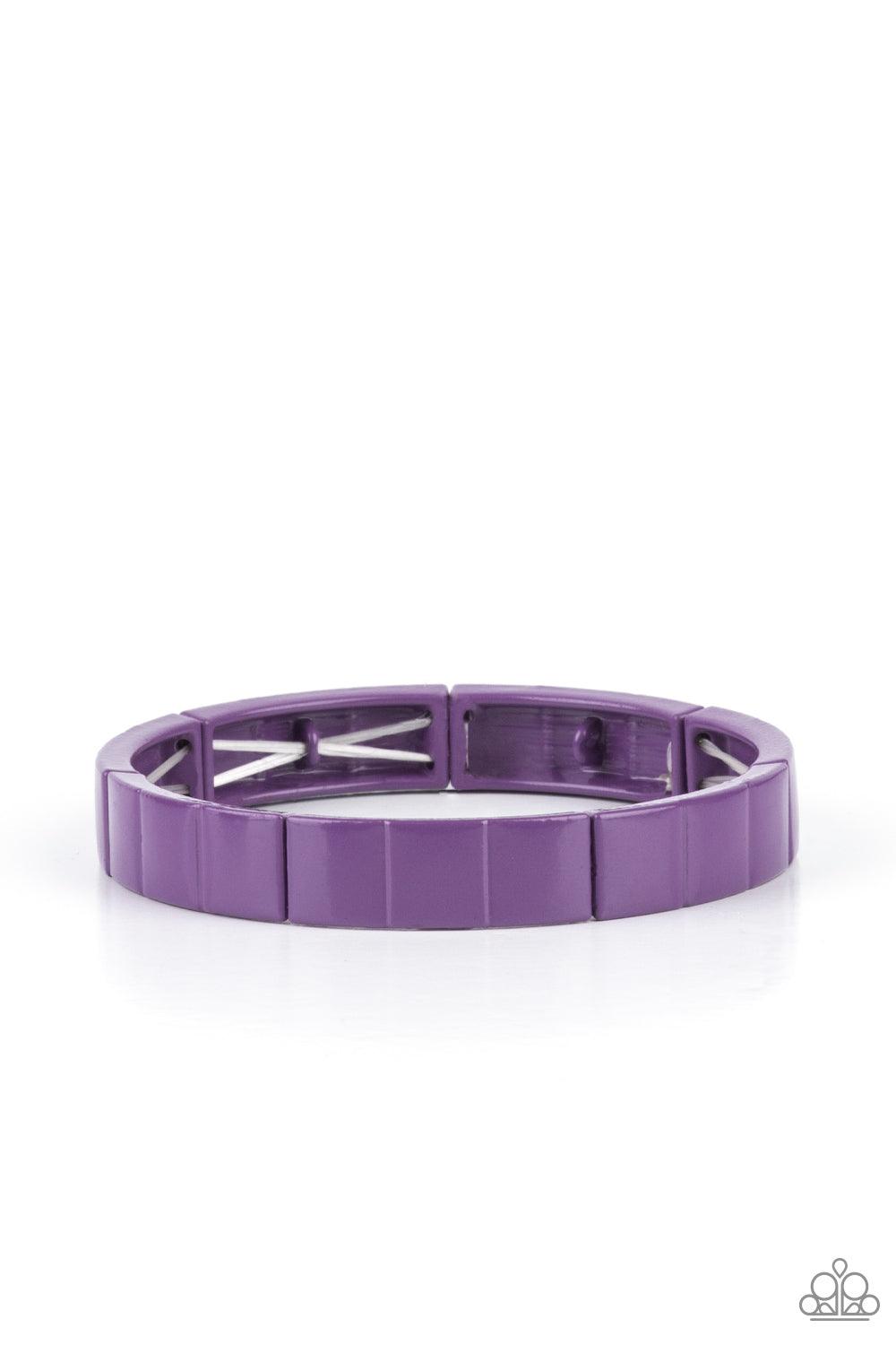 Material Movement Purple Bracelet - Jewelry by Bretta