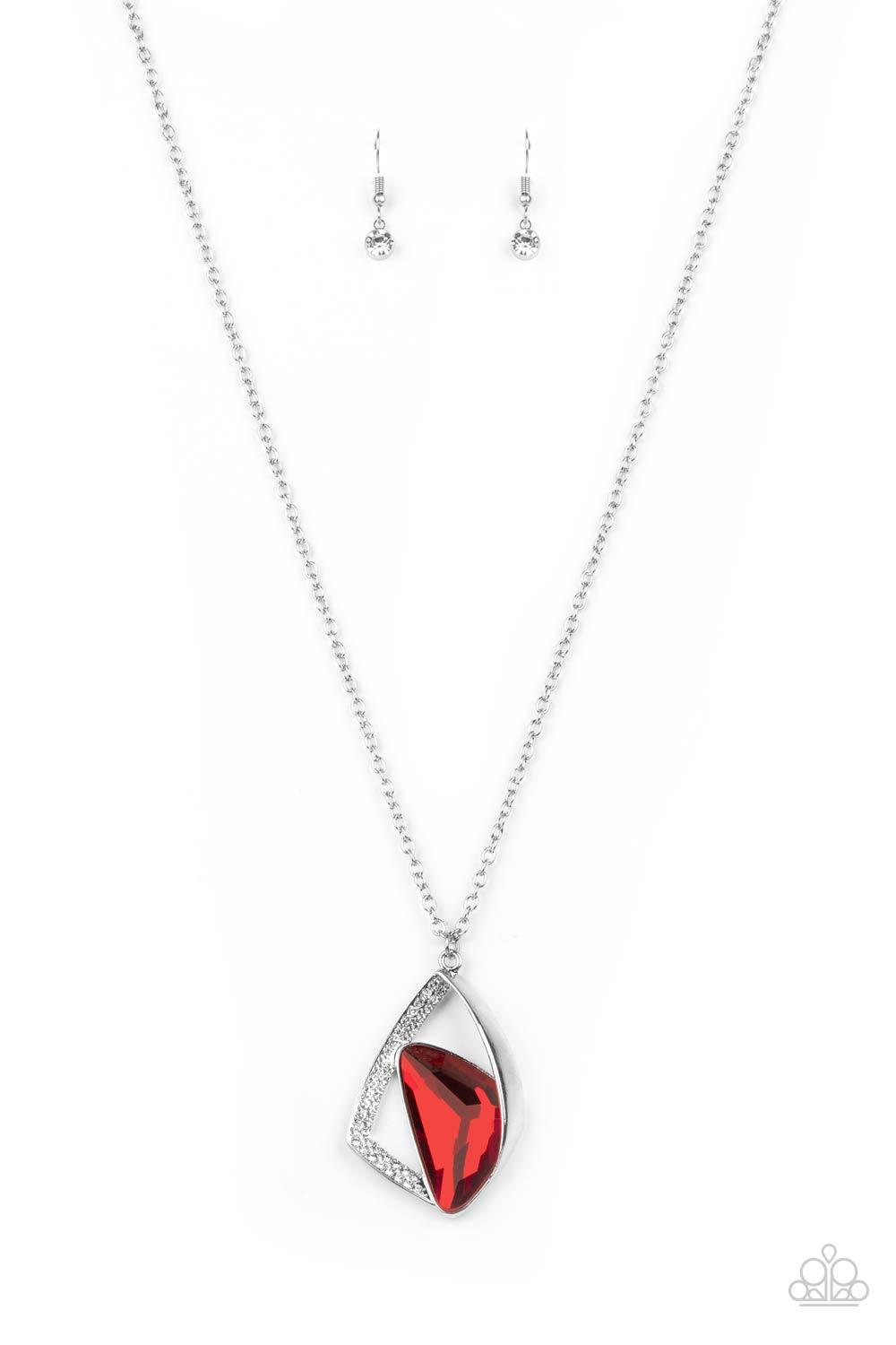 Galactic Wonder Red Necklace - Jewelry by Bretta