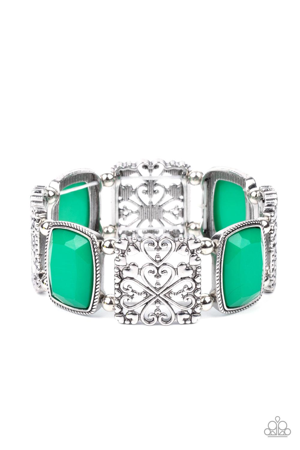 Colorful Coronation Green Bracelet - Jewelry by Bretta