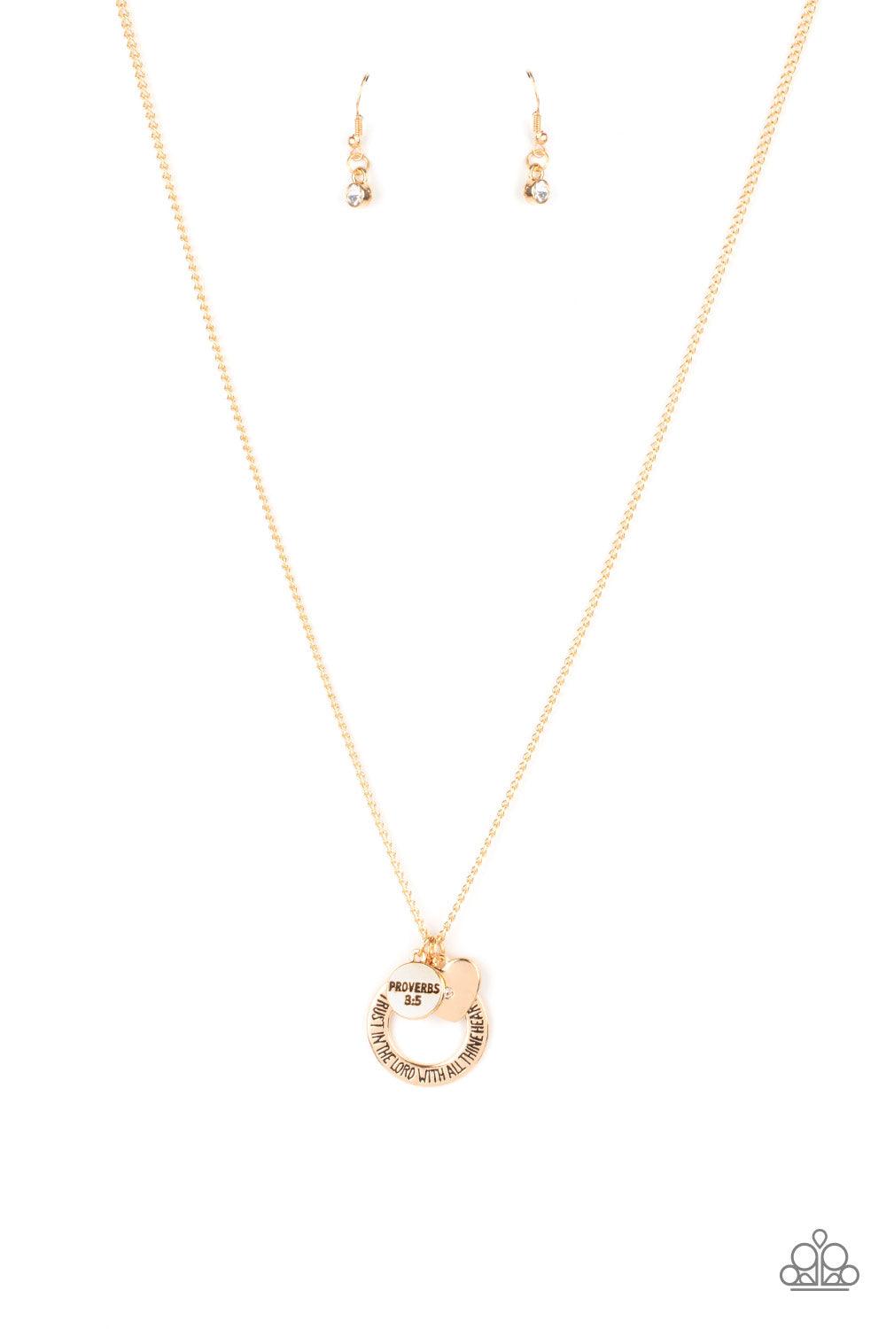 Full of Faith Gold Necklace - Jewelry by Bretta