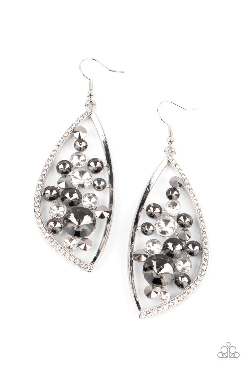 Sweetly Effervescent Paparazzi Silver Earrings - Jewelry by Bretta