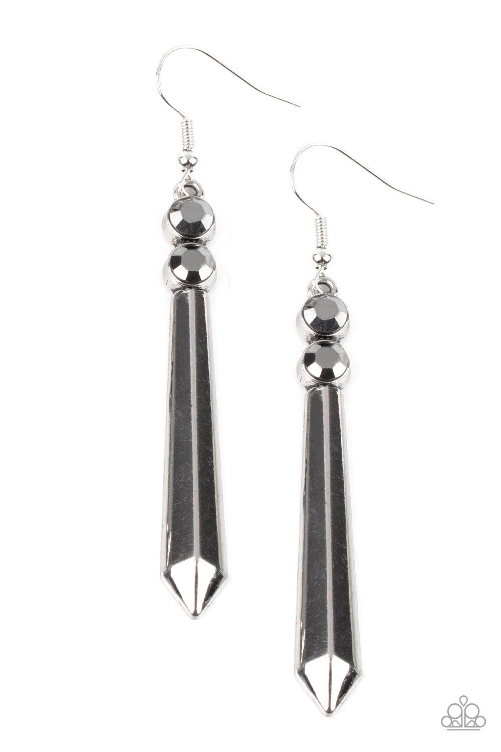 Sparkle Stream Silver Earrings - Jewelry by Bretta