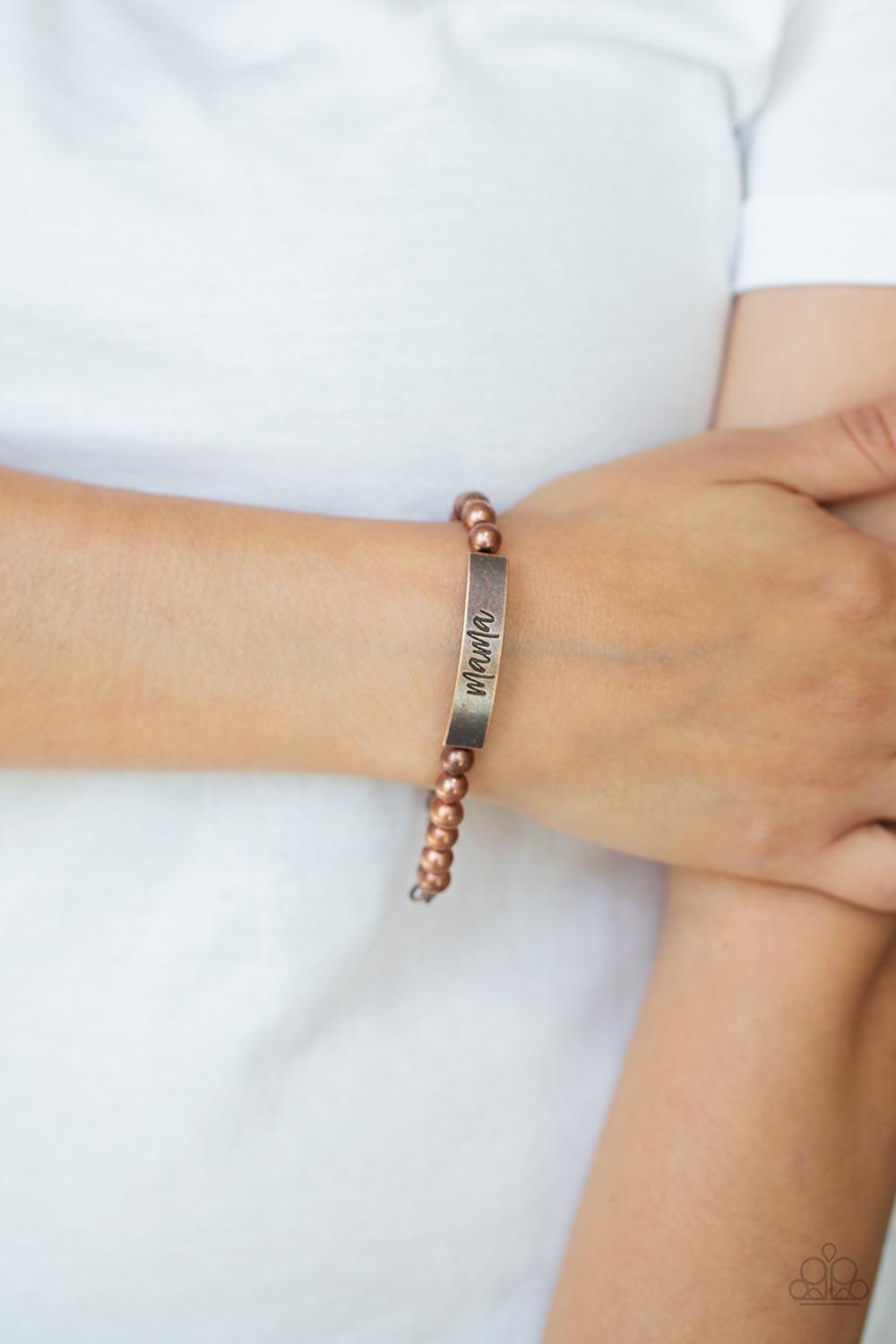 Mom Squad Copper Bracelet Jewelry by Bretta - Main Image
