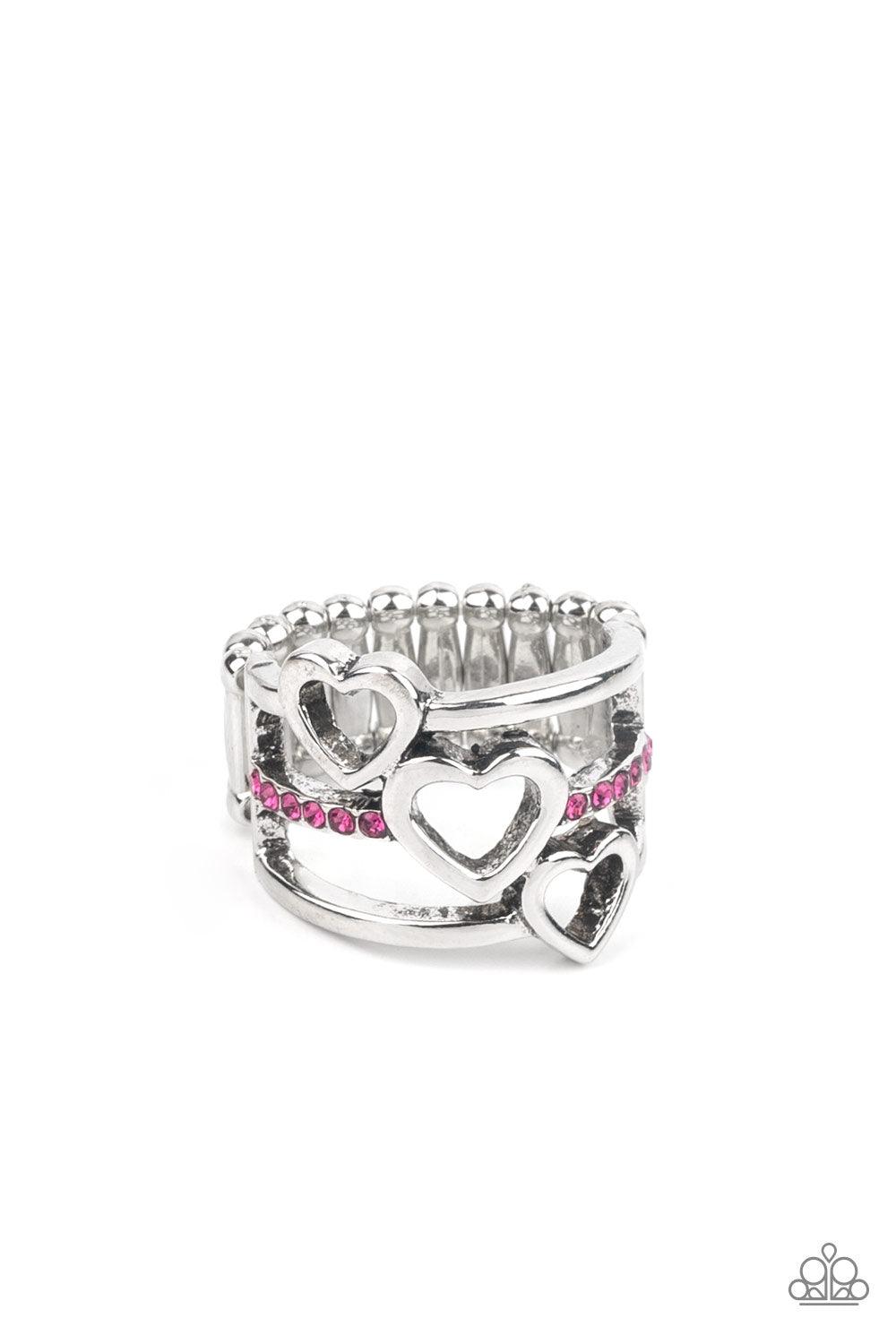 Give Me AMOR Pink Ring - Jewelry by Bretta
