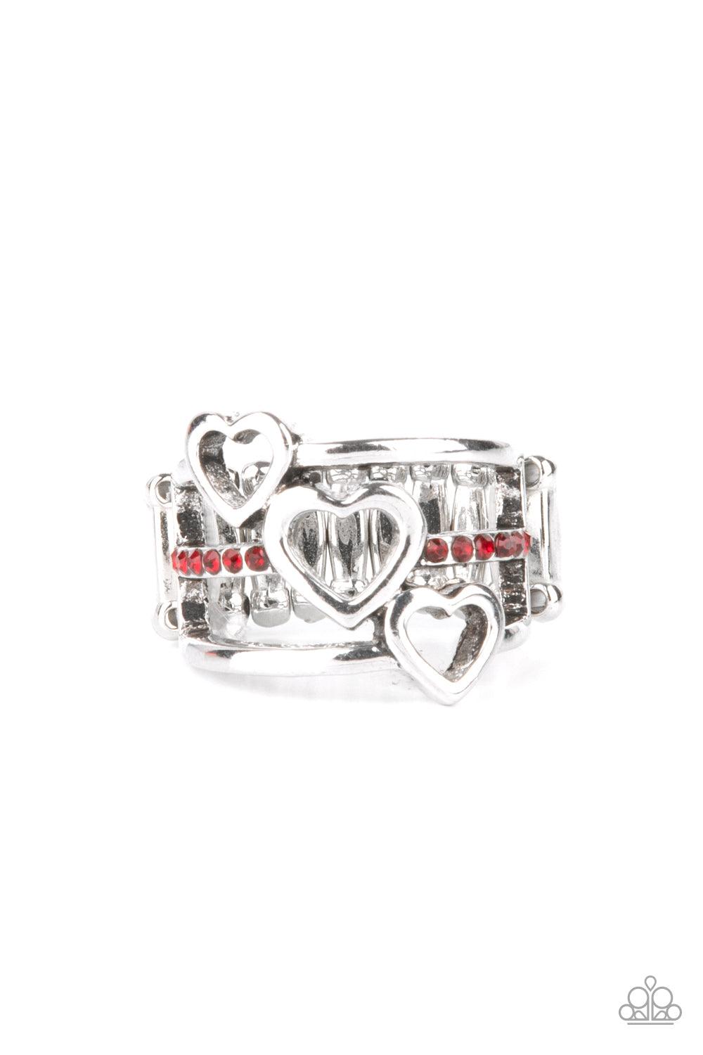 Give Me AMOR Red Ring - Jewelry by Bretta