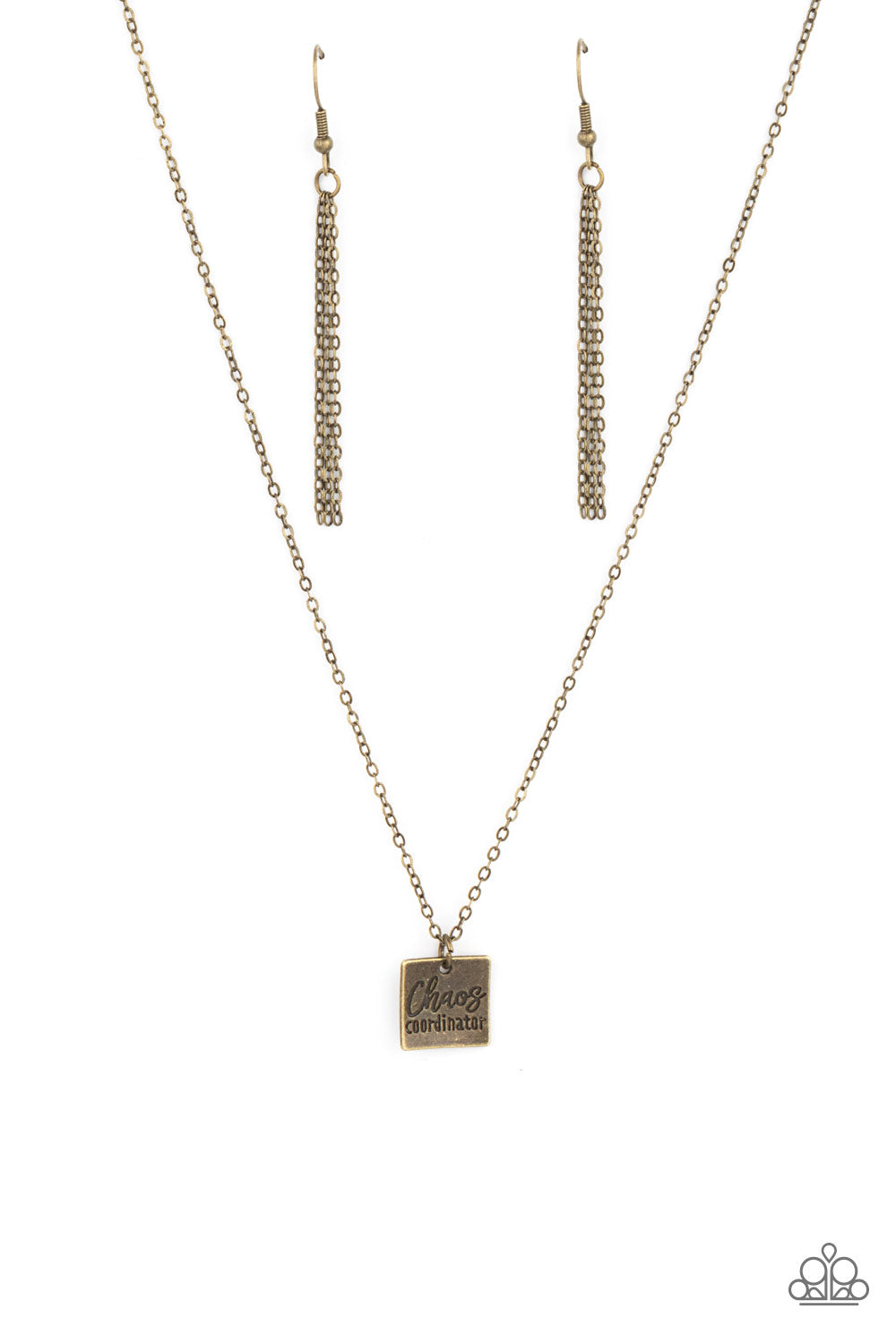 Chaos Coordinator Brass Necklace - Jewelry by Bretta