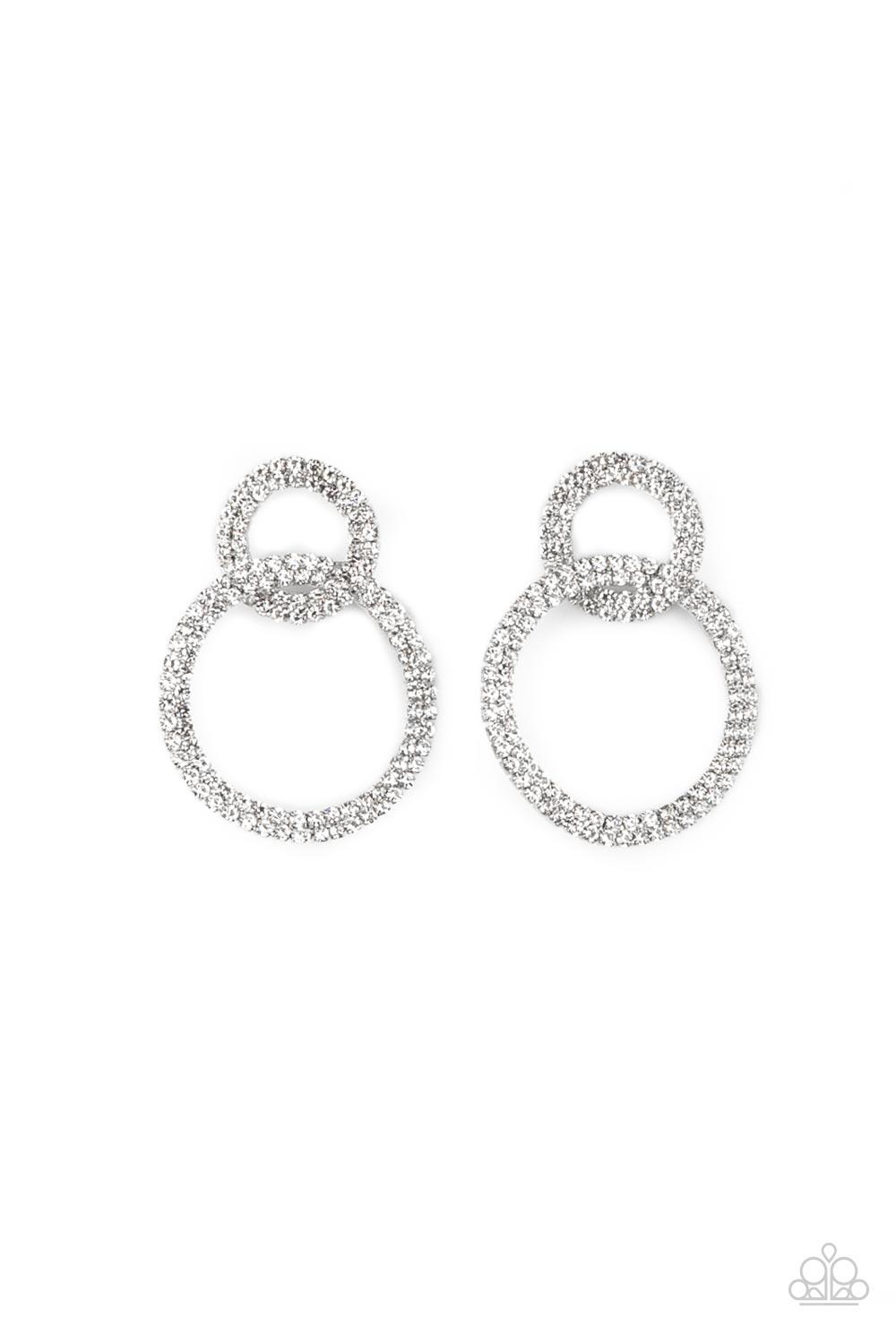 Intensely Icy White Earrings - Jewelry by Bretta