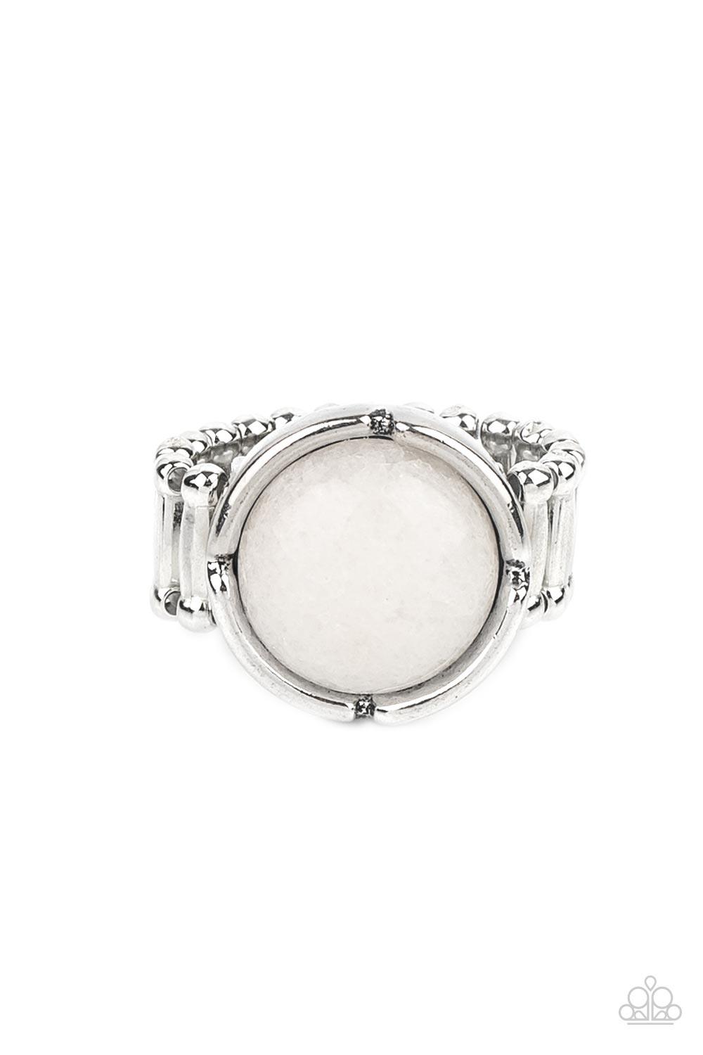 Dreamy Dunes White Ring - Jewelry by Bretta