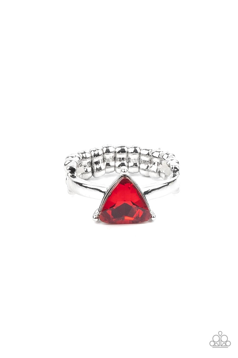 Tenacious Twinkle Red Ring - Jewelry by Bretta
