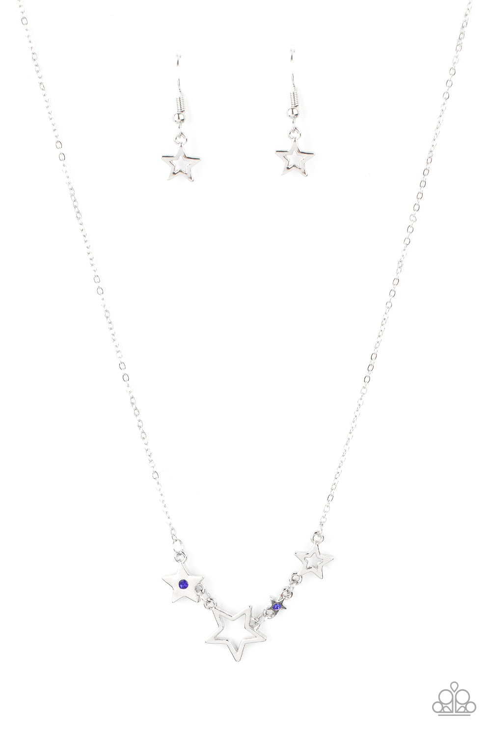 Proudly Patriotic Blue Necklace - Jewelry by Bretta
