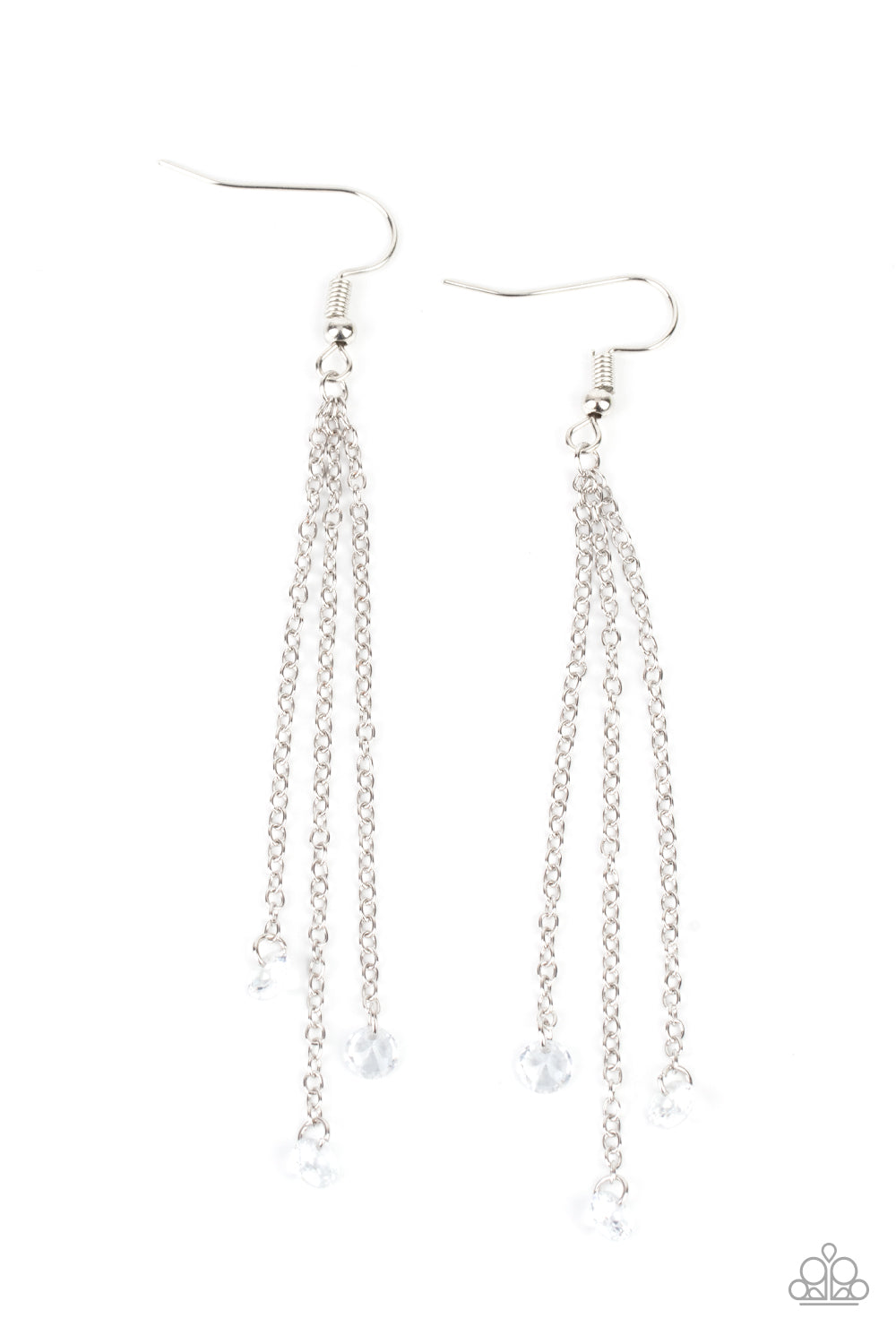 Divine Droplets White Earrings - Jewelry by Bretta