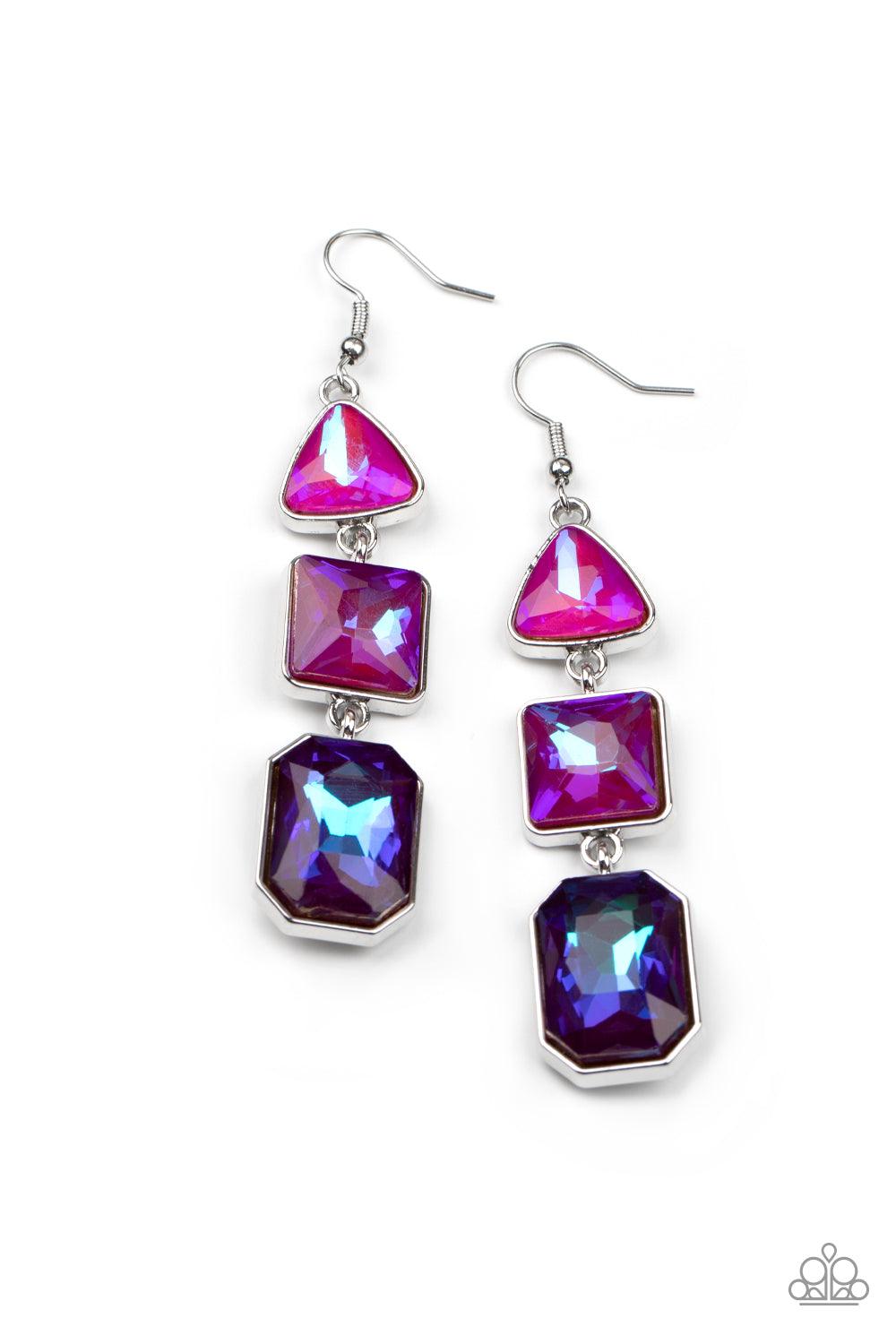 Cosmic Culture Purple Earrings - Jewelry by Bretta