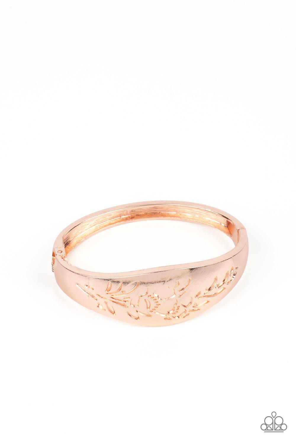 Fond of Florals Rose Gold Bracelet - Jewelry by Bretta