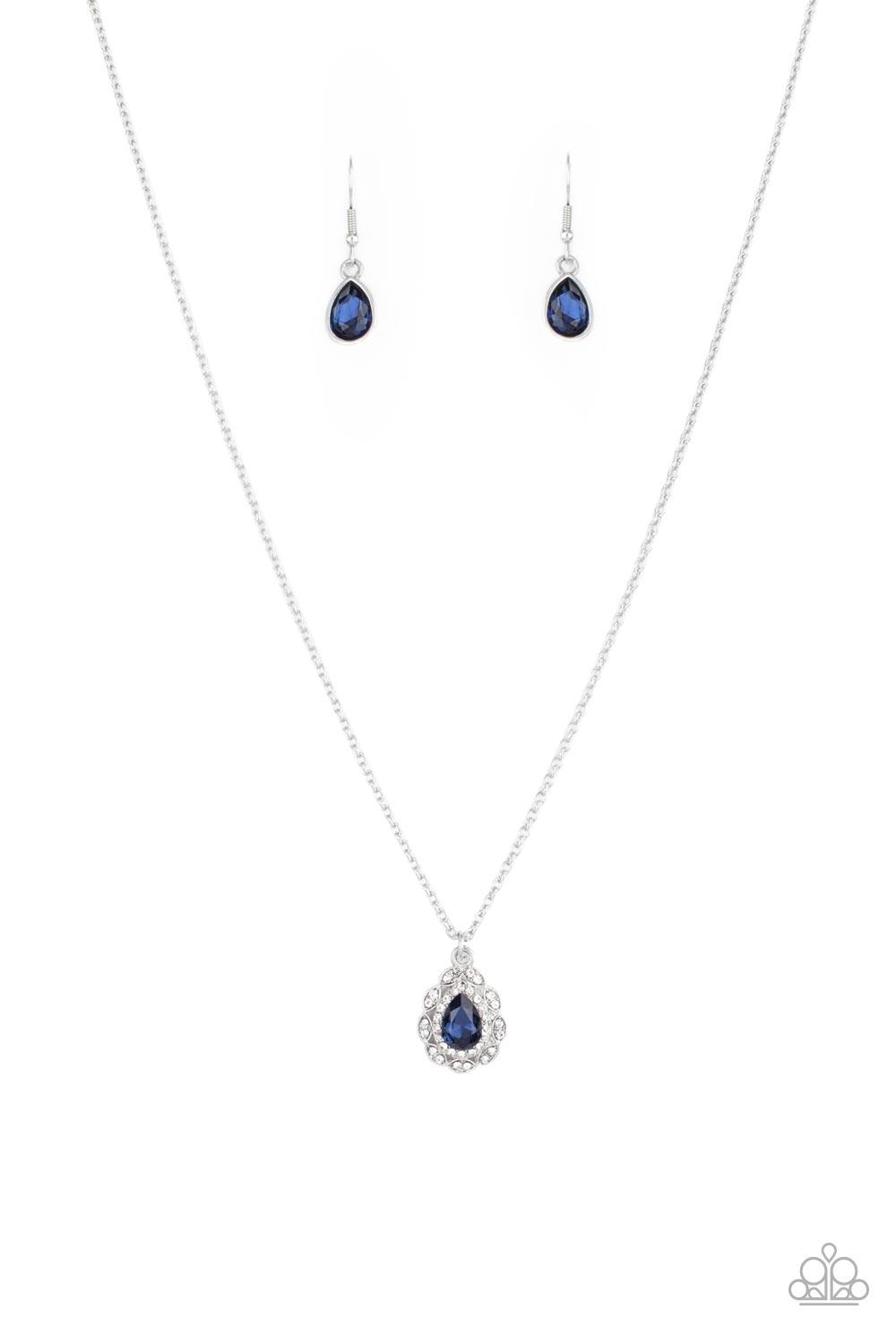Vintage Validation Blue Necklace - Jewelry by Bretta