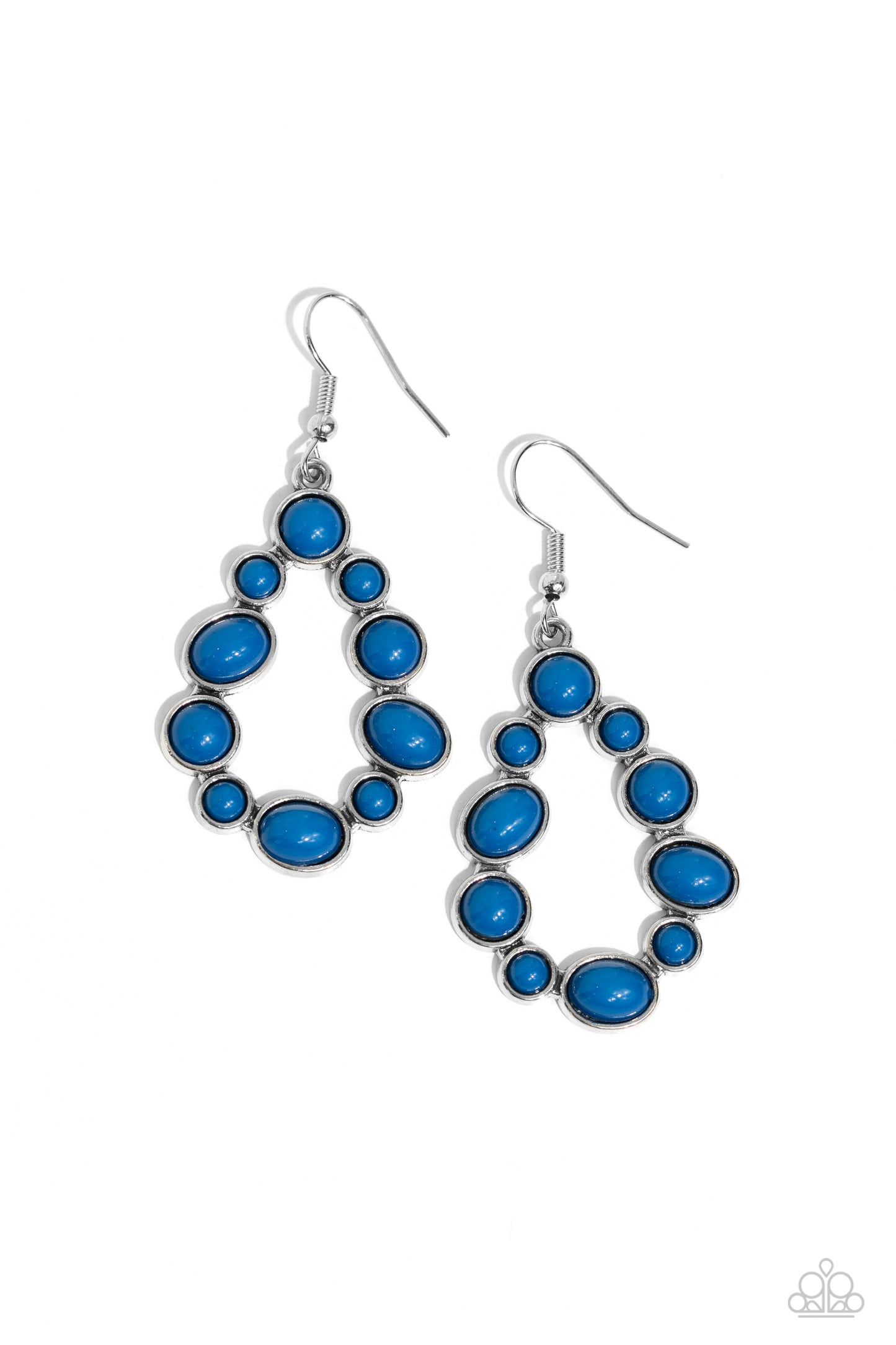 POP-ular Party Blue Earrings - Jewelry by Bretta