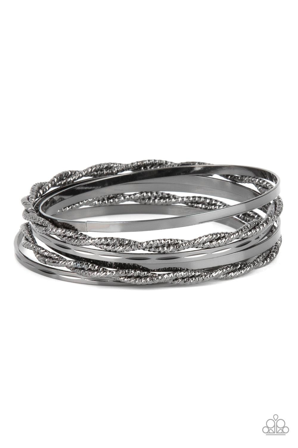 Sensational Shimmer Black Bracelets - Jewelry by Bretta