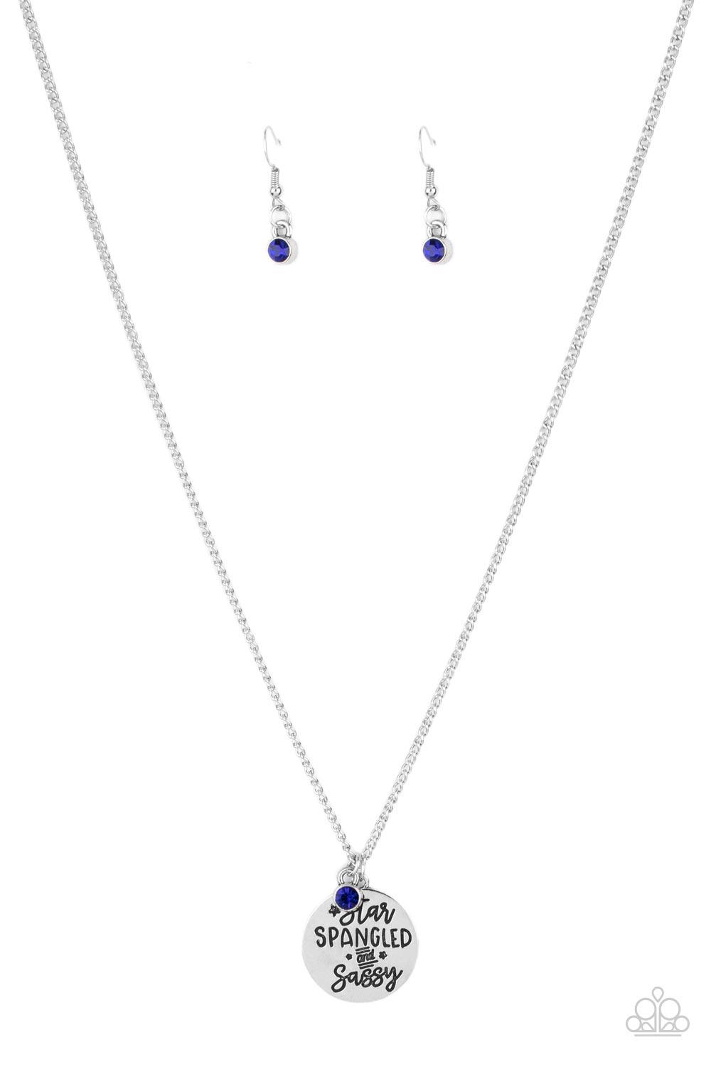 Star-Spangled Sass Blue Necklace - Jewelry by Bretta